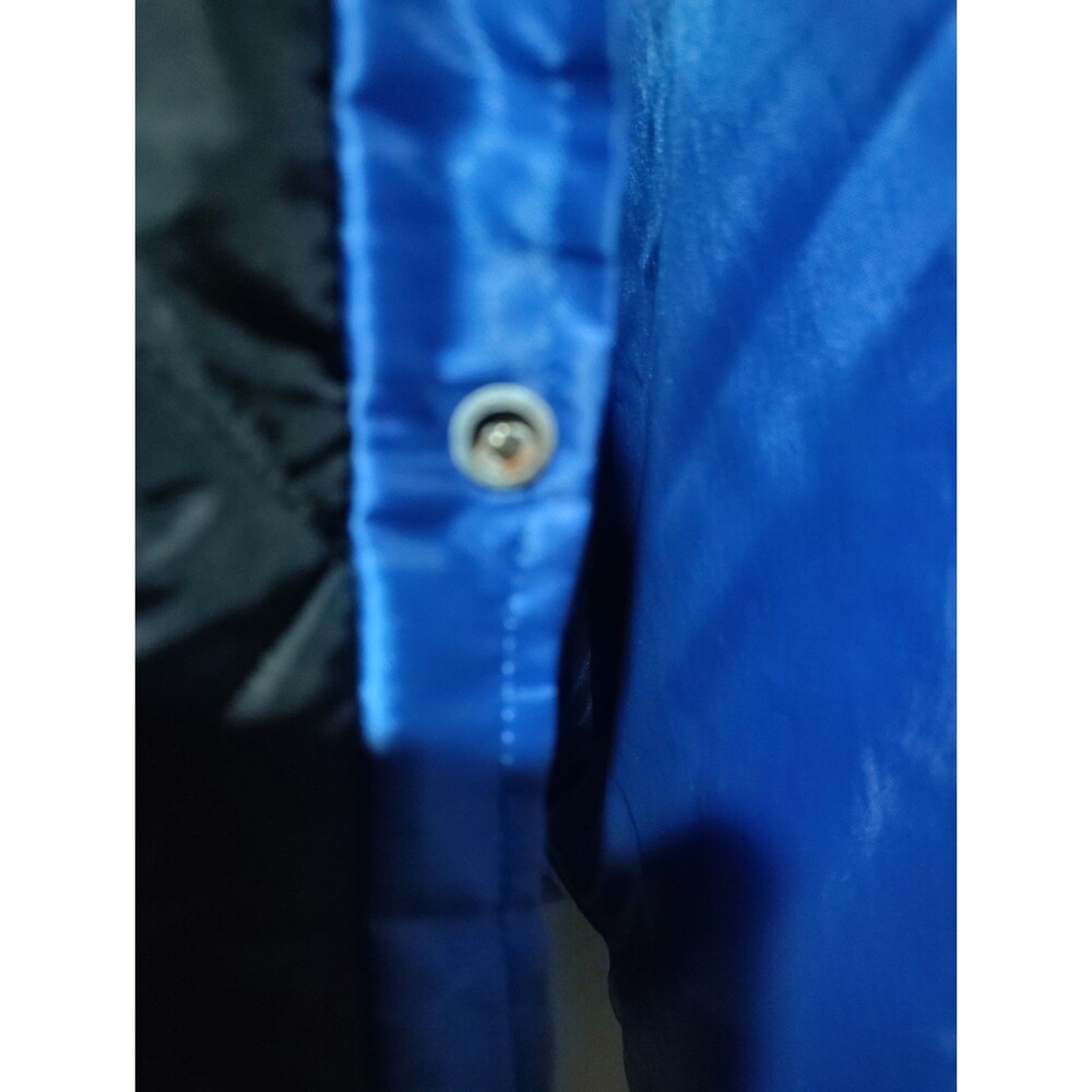 Vintage 80s Auburn Sportswear Varsity Bomber Nylon Satin Jacket Mens 3XL Blue - Picture 11 of 14